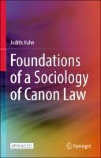 Image of Foundations of a sociology of canon law
